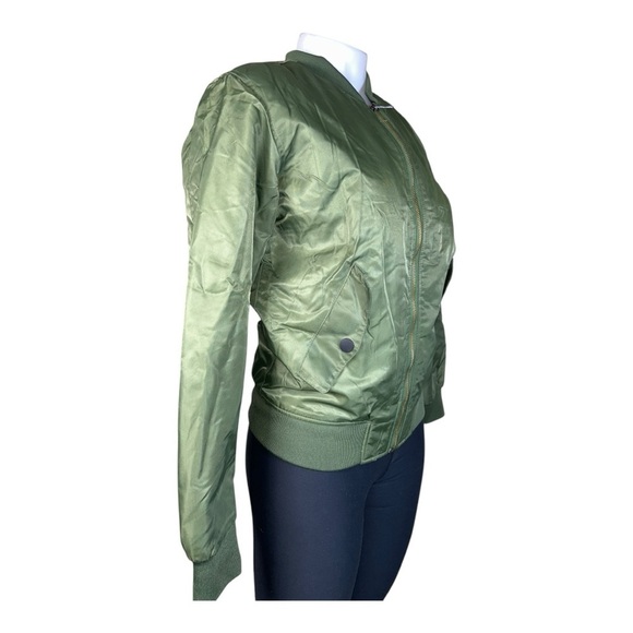 Asstseries Militare Women’s Bomber Jacket Windbreaker Blue Lightweight Size S - Picture 3 of 15